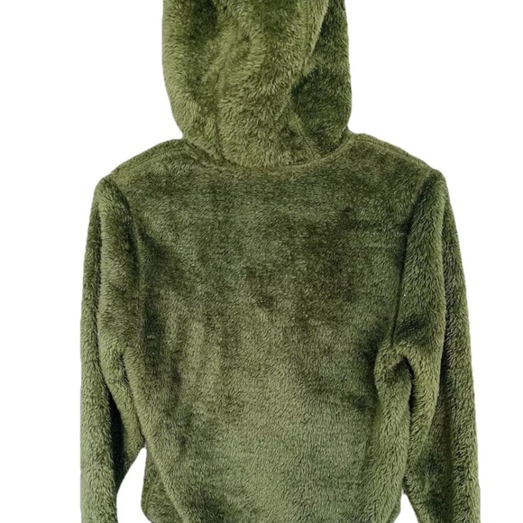 NWT-Polo Ralph Lauren full zip fleece kids size medium 10-12 olive - Picture 6 of 7